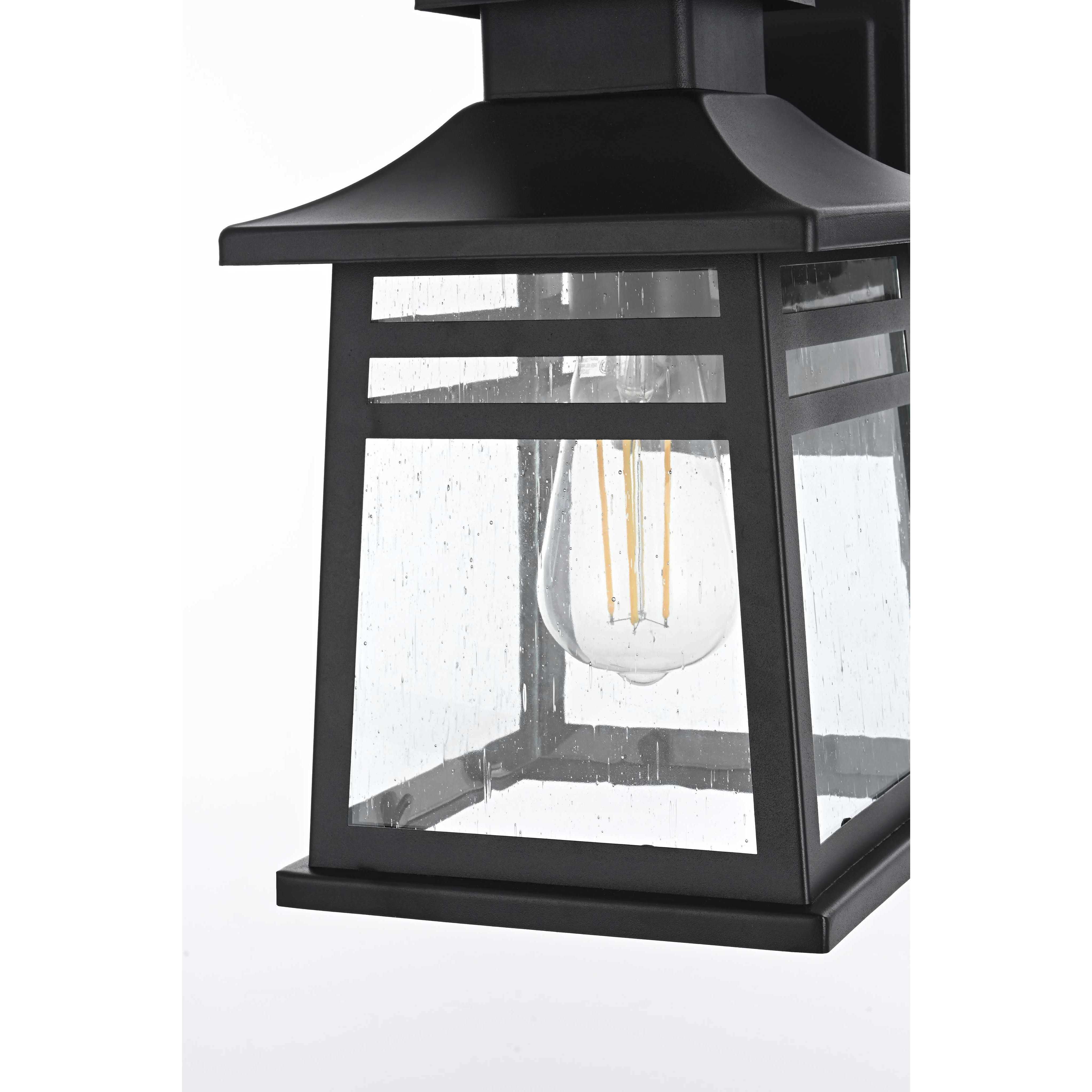 Bambrey 1 Light 11.5 inch Black Outdoor Wall Sconce