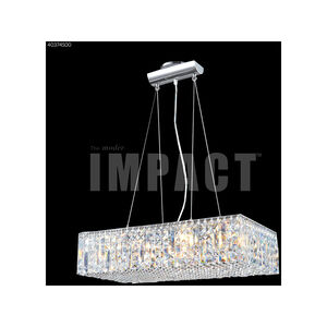 Contemporary 12 Light 12 inch Silver Crystal Chandelier Ceiling Light