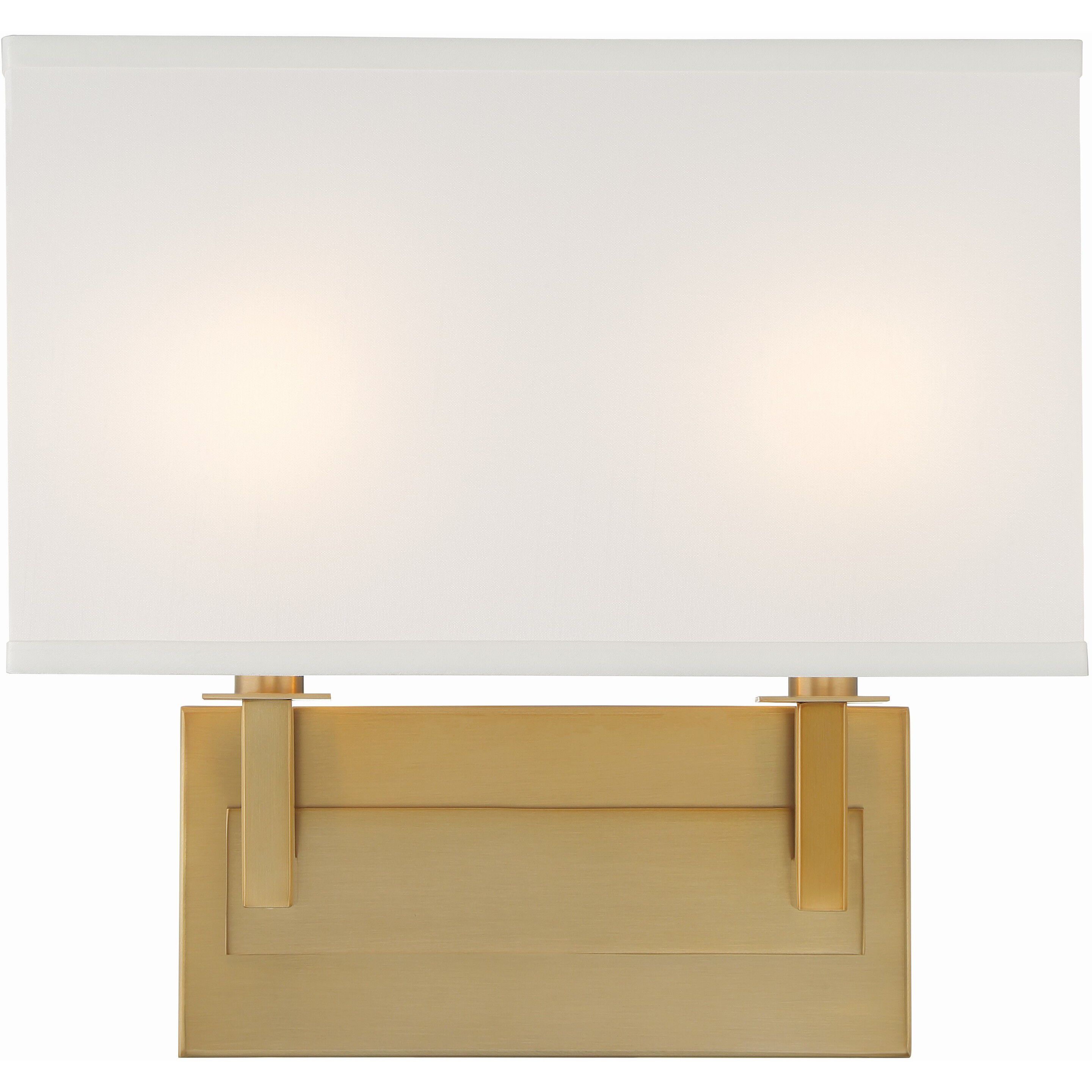 Durham Bath Wall Light in Vibrant Gold