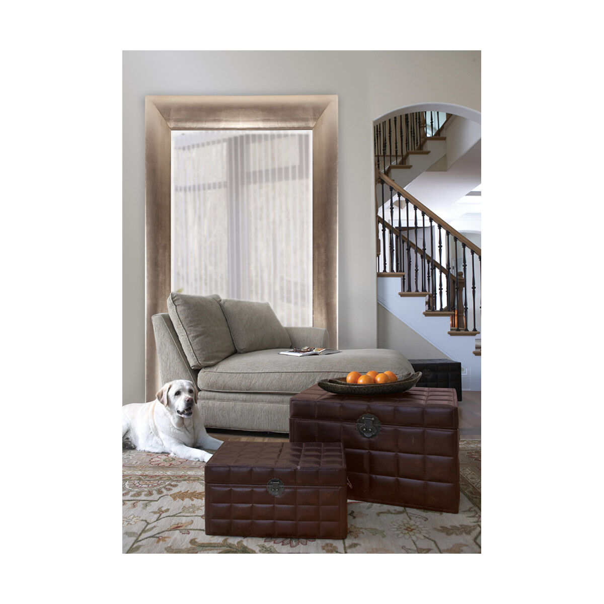 Howard Elliott Collection 43103 Baron 78 X 50 inch Silver