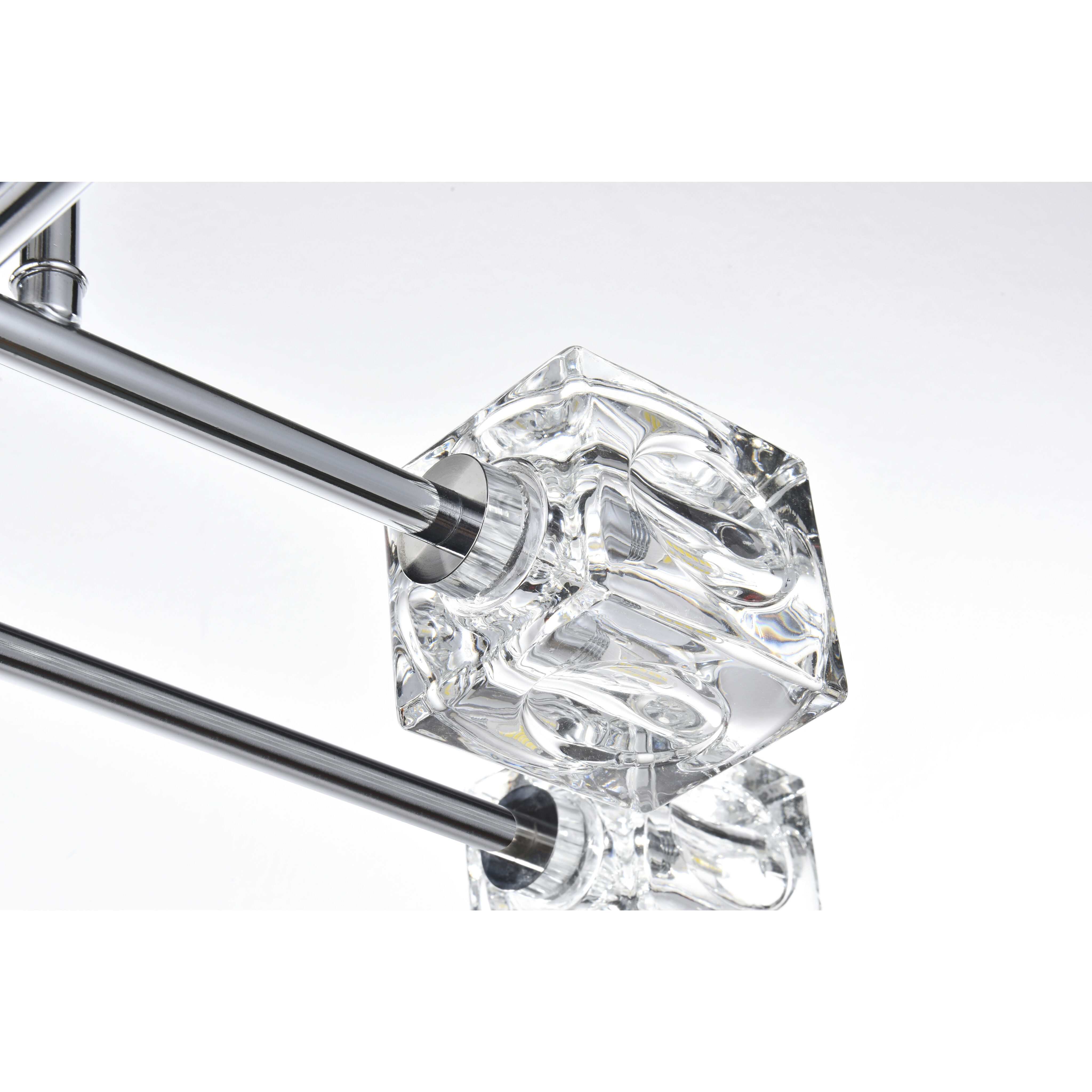 Lyra 8 Light 32 inch Chrome Flush Mount Ceiling Light