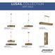 Lusail 4 Light 19 inch Soft Gold Pendant Ceiling Light, Design Series