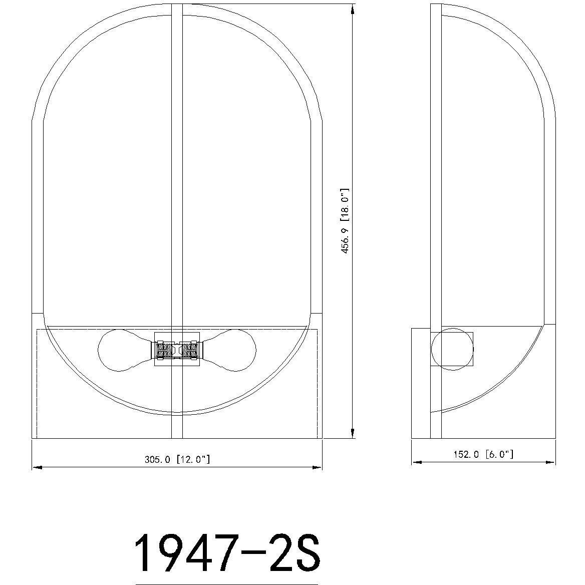 Devon 2 Light 12 inch Matte Black Wall Sconce Wall Light