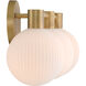 Fenton 3 Light 24 inch Legacy Brass Vanity Light Wall Light