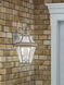 Georgetown 2 Light 21 inch Brushed Nickel Outdoor Wall Lantern 
