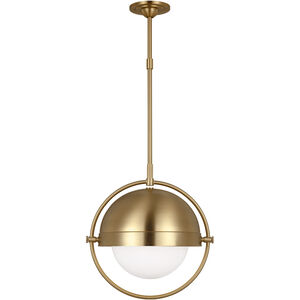 TOB by Thomas O'Brien Bacall 1 Light 16 inch Burnished Brass Pendant Ceiling Light