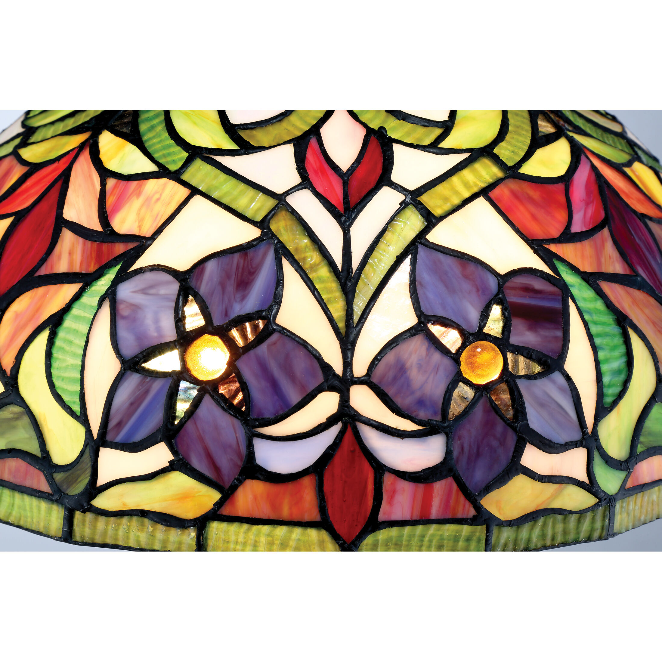 Violets 24 inch 75 watt Vintage Bronze Table Lamp Portable Light, Naturals