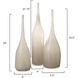 Pixie 21.75 X 5.5 inch Vases, Set of 3
