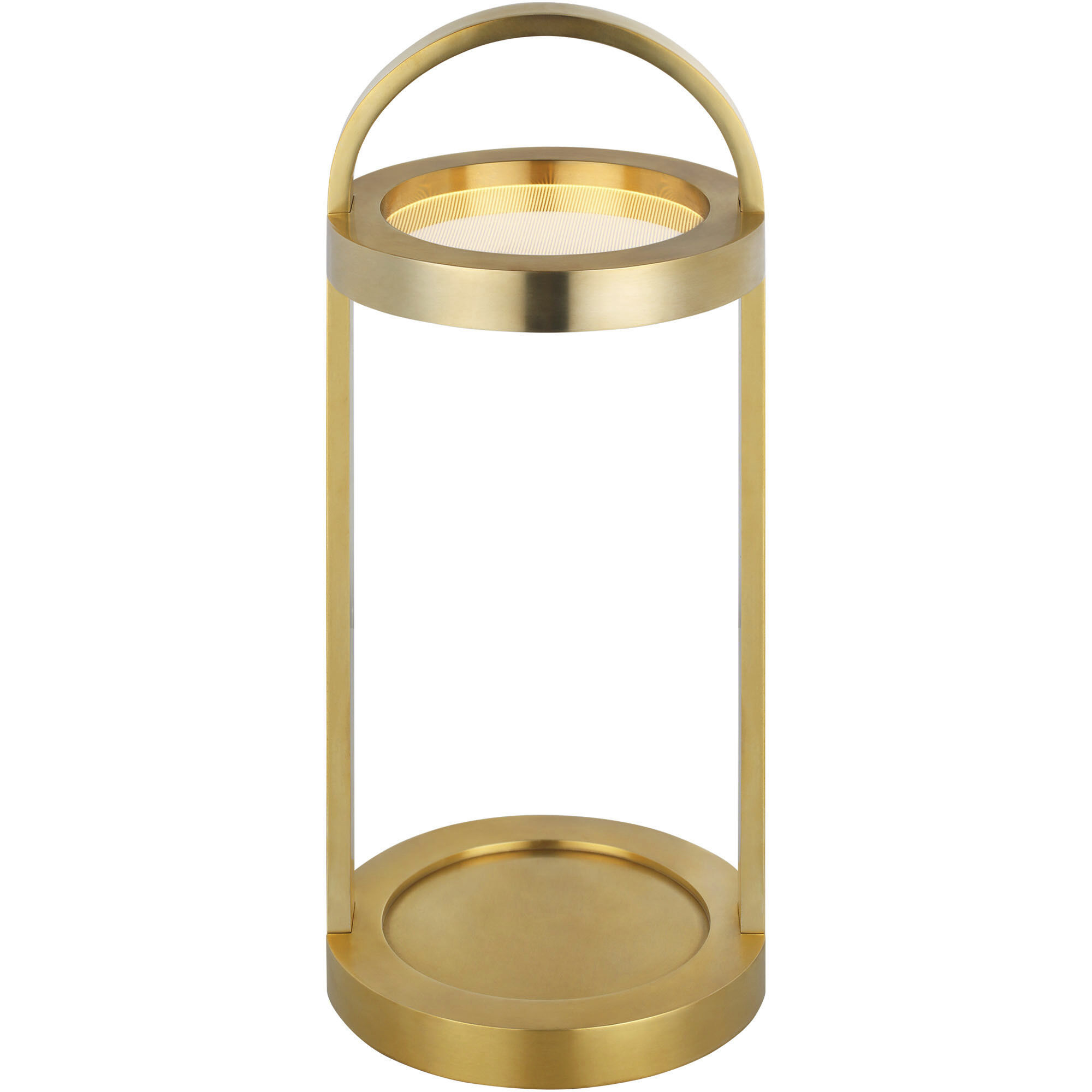 Kelly by Kelly Wearstler Cerne 17 inch 2.20 watt Hand Rubbed Antique Brass Rechargeable Table Lamp Portable Light