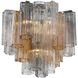 Addis 4 Light 17.75 inch Polished Chrome Semi Flush Ceiling Light in Autumn