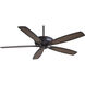 Kafe-XL 60 inch Kocoa with Toned Medium Maple/Dark Maple Blades Ceiling Fan