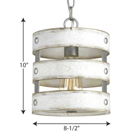 Gulliver 1 Light 9 inch Galvanized Mini-Pendant Ceiling Light