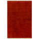 Evergreen 96 X 96 inch Dark Red Handmade Rug in 8 Ft Round