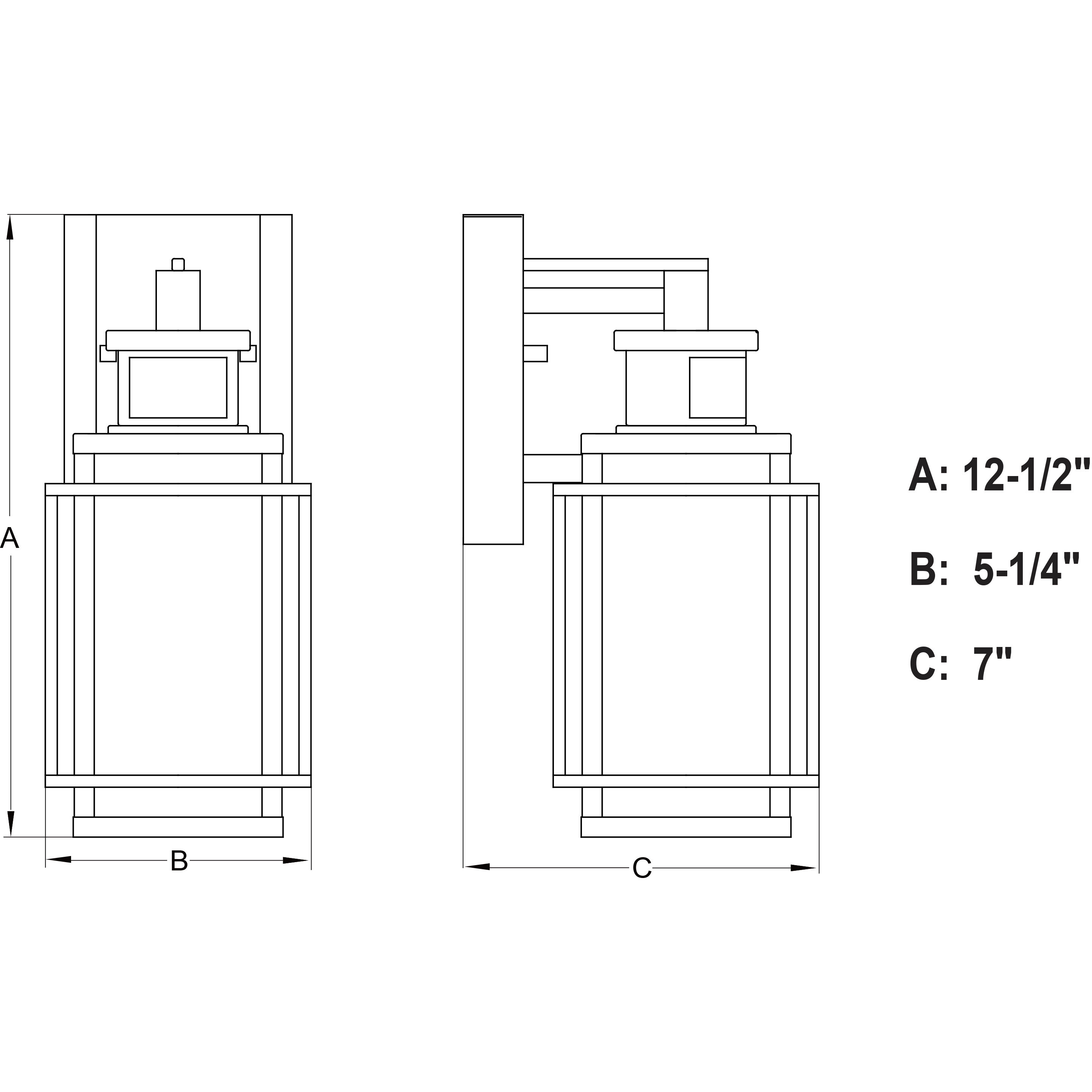 Hyde Park Espresso Bronze Outdoor Motion Sensor