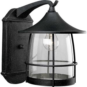 Prairie 1 Light 14 inch Gilded Iron Outdoor Wall Lantern, Large