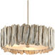 Driftwood 3 Light 19.5 inch Whitewash Semi-Flush Mount Ceiling Light