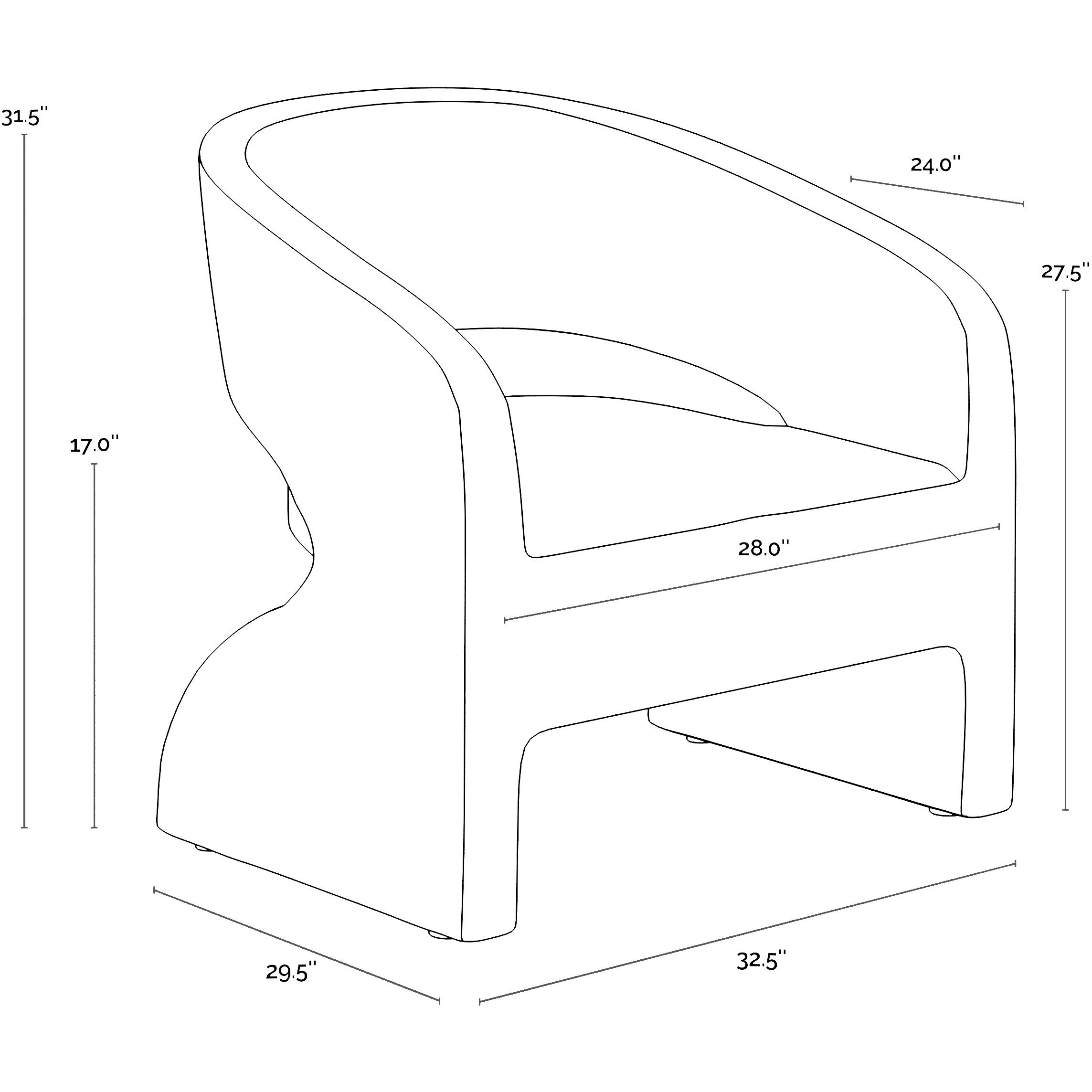 Cura Black Outdoor Lounge Chair