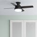 Dempsey 44 inch Matte Black with Matte Black/Dark Gray Oak Blades Ceiling Fan