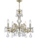 Maria Theresa 5 Light 20 inch Gold Chandelier Ceiling Light in Clear Swarovski Strass