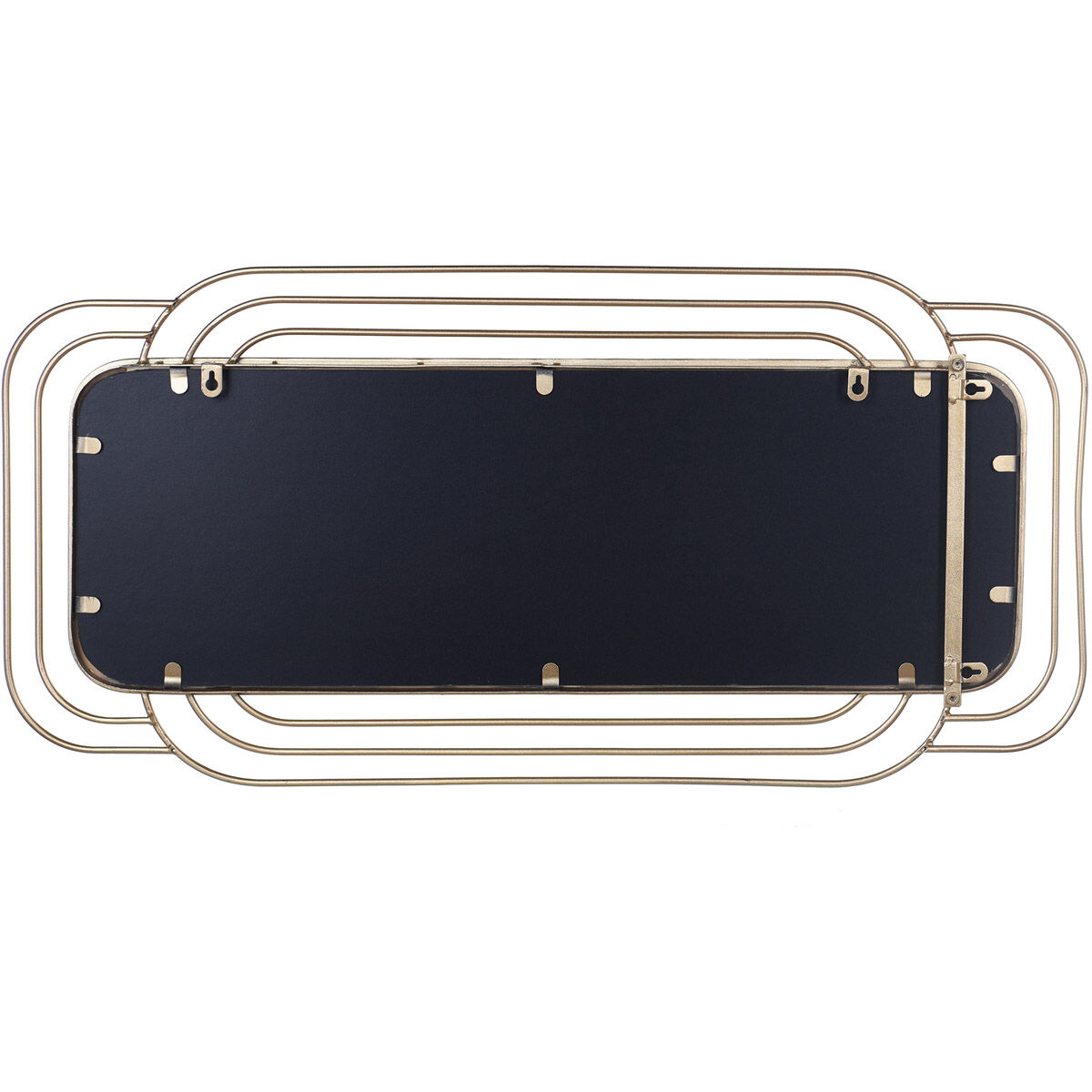 Gemma 34.06 X 16.93 inch Bright Gold Wall Mirror