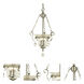 Carcassonne 3 Light 12.5 inch Matte Black Pendant Ceiling Light