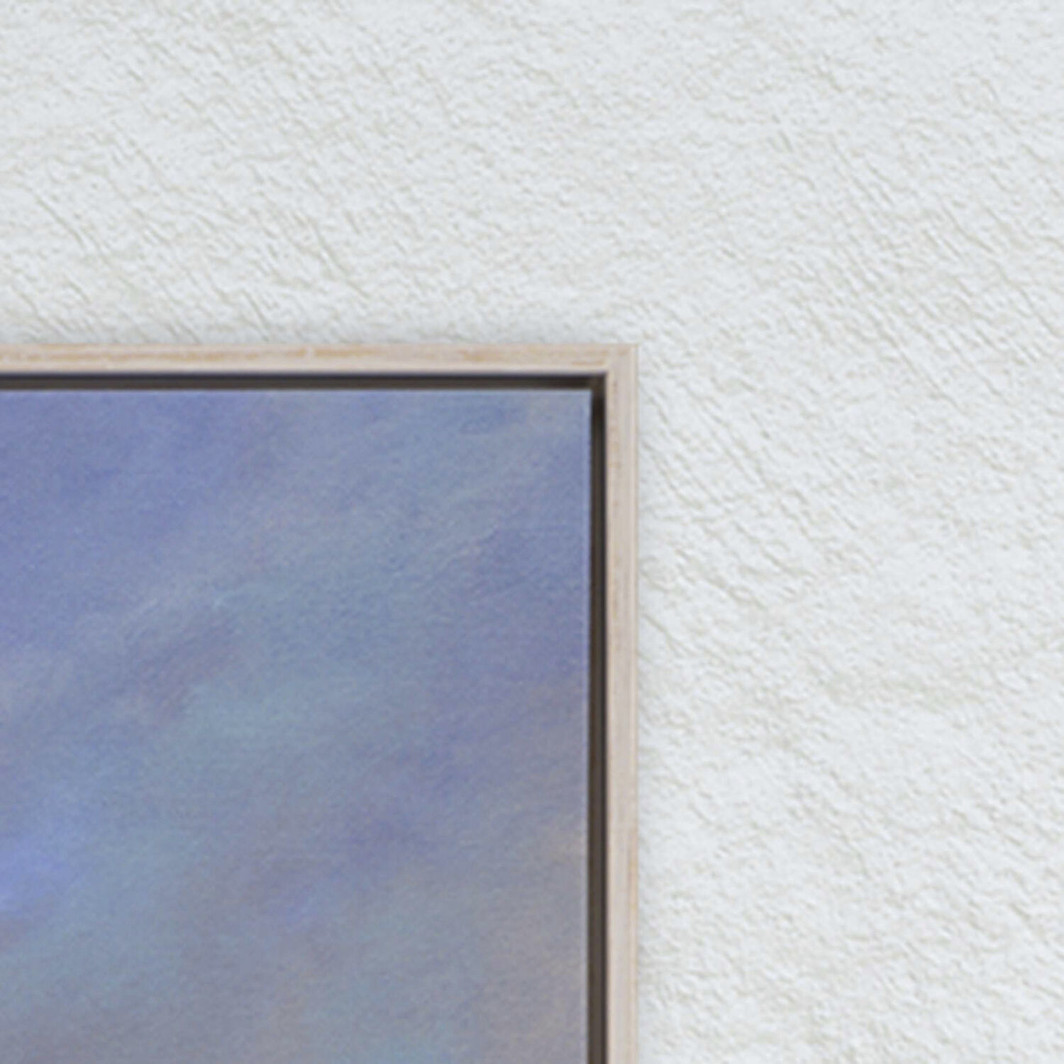 Coastal Clouds Blue and Yellow and Turquoise and Gray Canvas