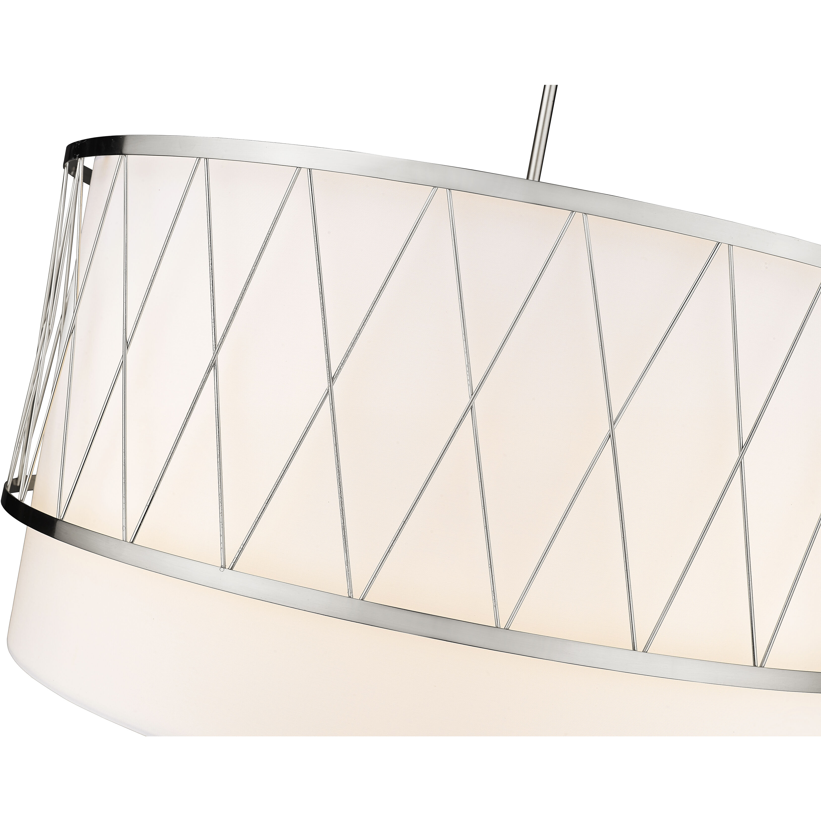 Dalton 5 Light 32 inch Brushed Nickel Pendant Ceiling Light