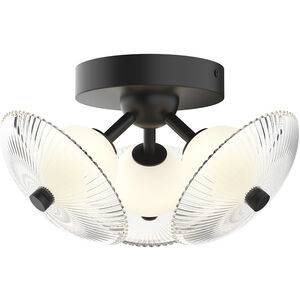 Alora Mood Hera LED 12.5 inch Matte Black Flush Mount Ceiling Light