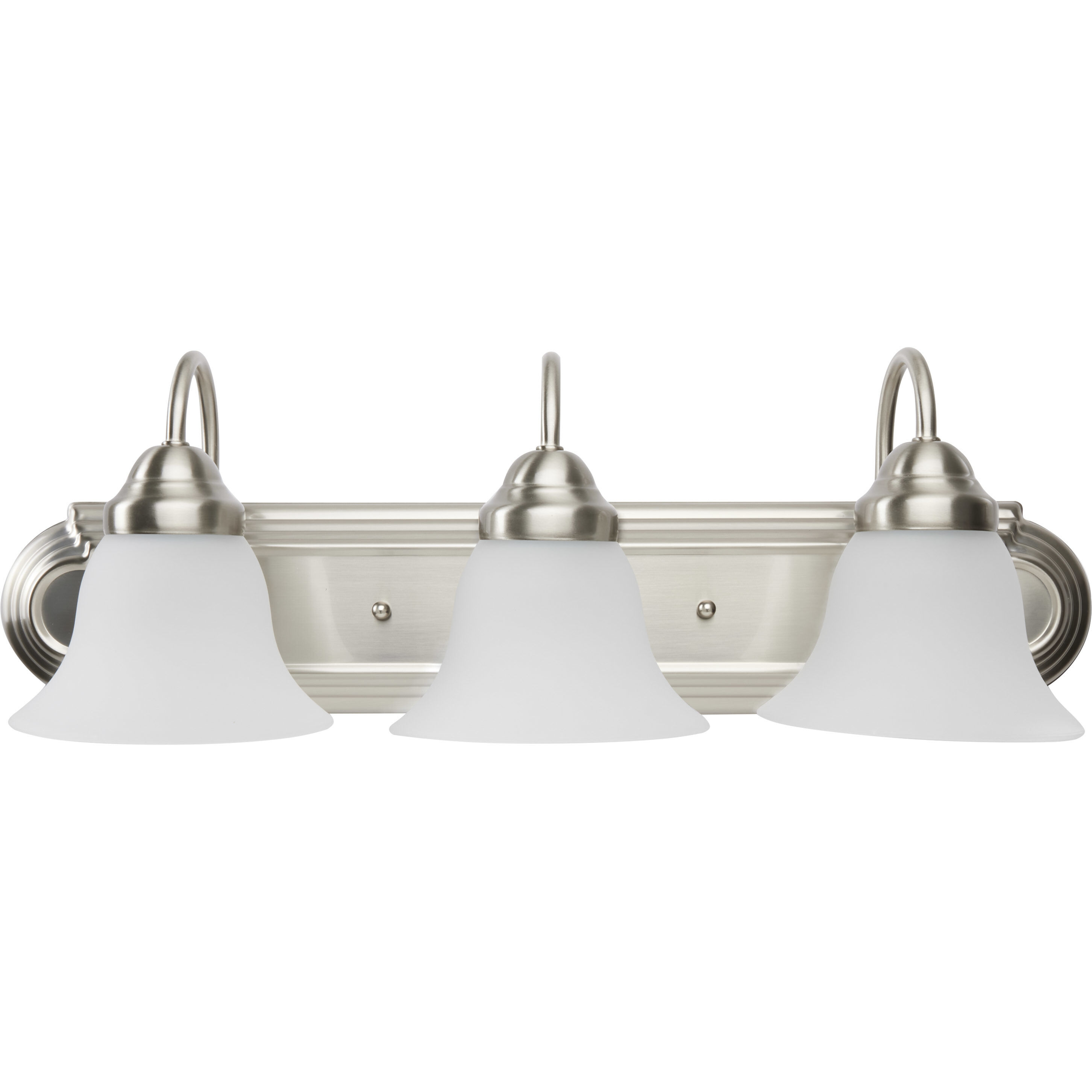 Ballerina 3 Light 24 inch Brushed Nickel Vanity Light Wall Light