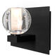 Boca 3 1 Light 5.5 inch Black Vanity Light Wall Light