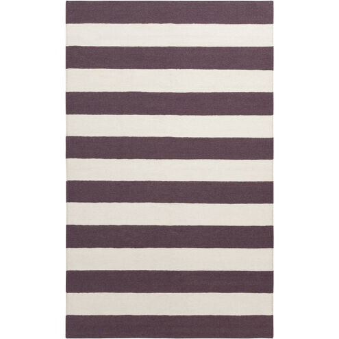 Frontier 156 X 108 inch Eggplant, Ivory Rug