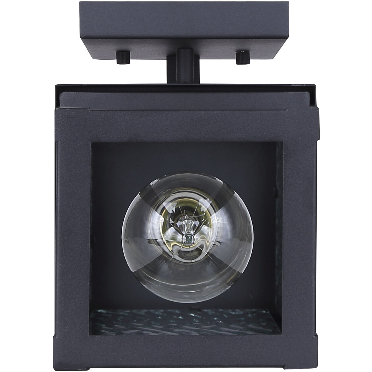 Shana 1 Light 16 inch Black Outdoor Wall Lantern