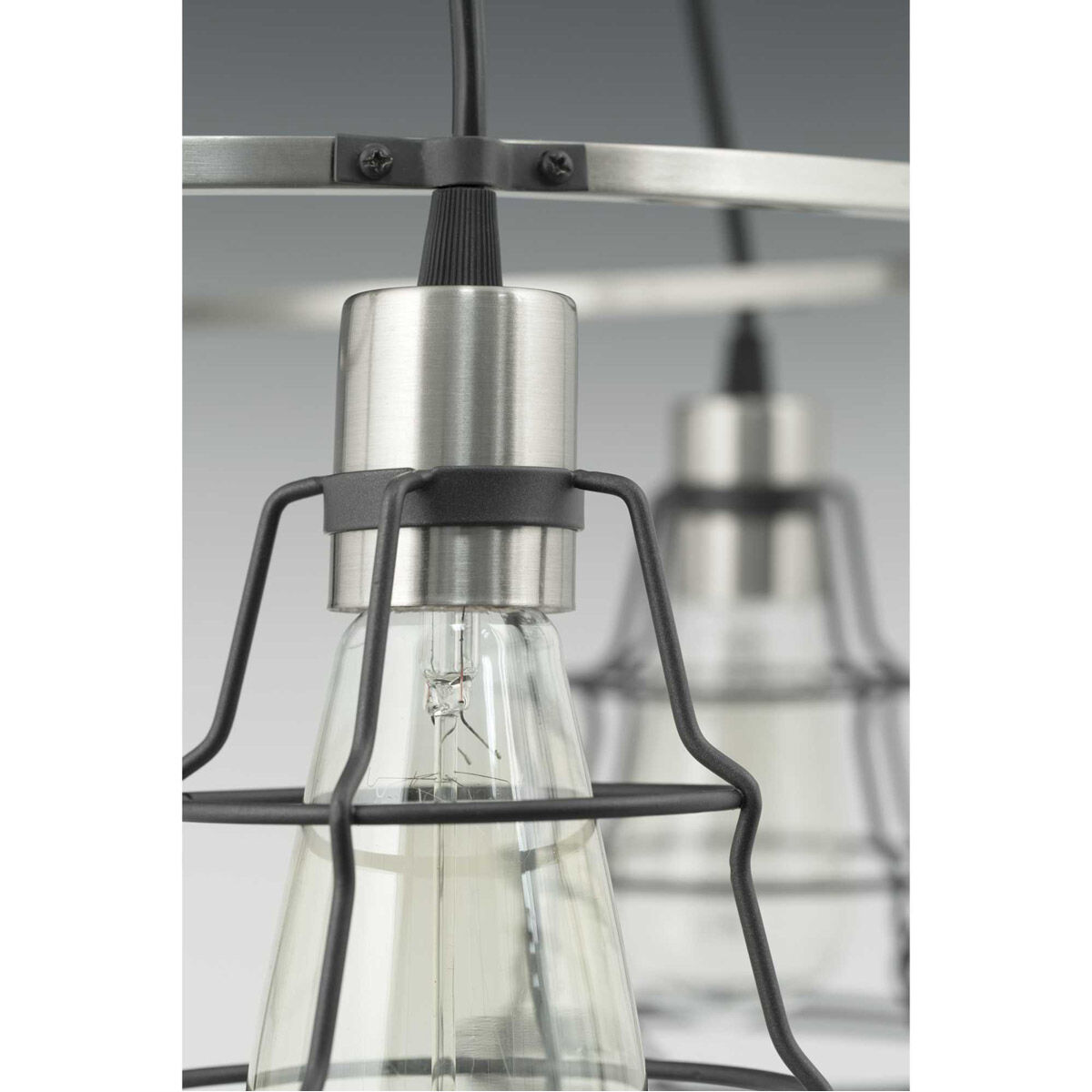 Gauge 1 Light 6 inch Graphite Mini-Pendant Ceiling Light
