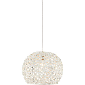 Piero 1 Light 6 inch White/Painted Silver Multi-Drop Pendant Ceiling Light