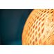 Tulum 1 Light 7 inch Bamboo Wicker and Black Pendant Ceiling Light