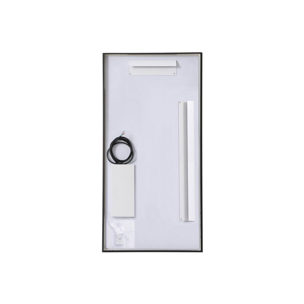 Pier 30 X 20 inch Black LED Mirror