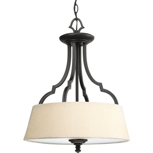Meeting Street 3 Light Forged Black Bath Vanity Wall Light