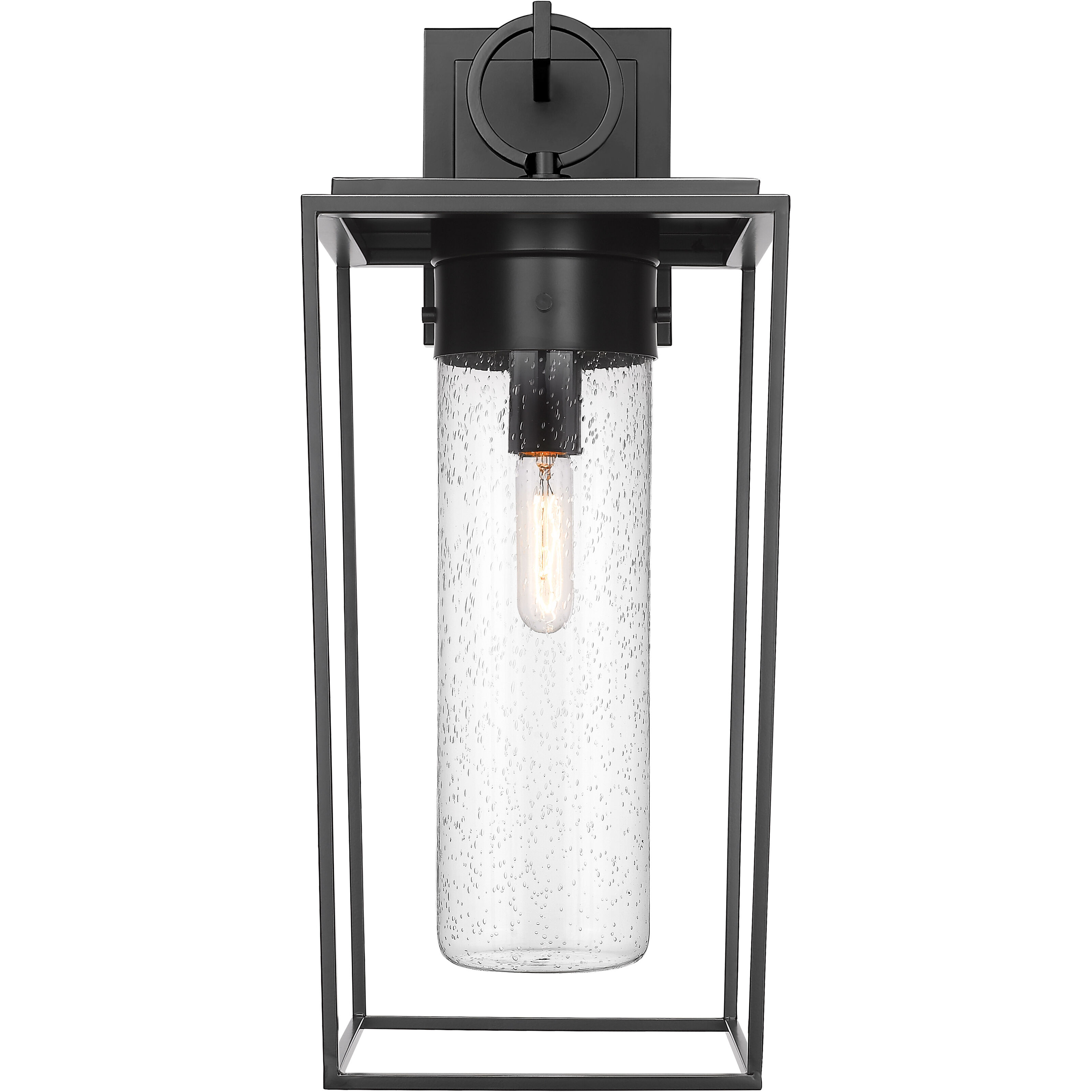 Sheridan 1 Light 24 inch Black Outdoor Wall Light
