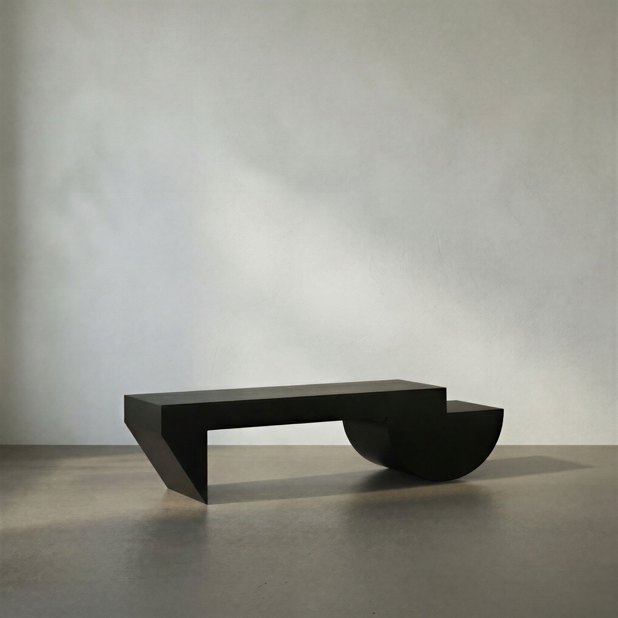 Leeroy 66 X 18 inch Matte Black Coffee Table/Bench