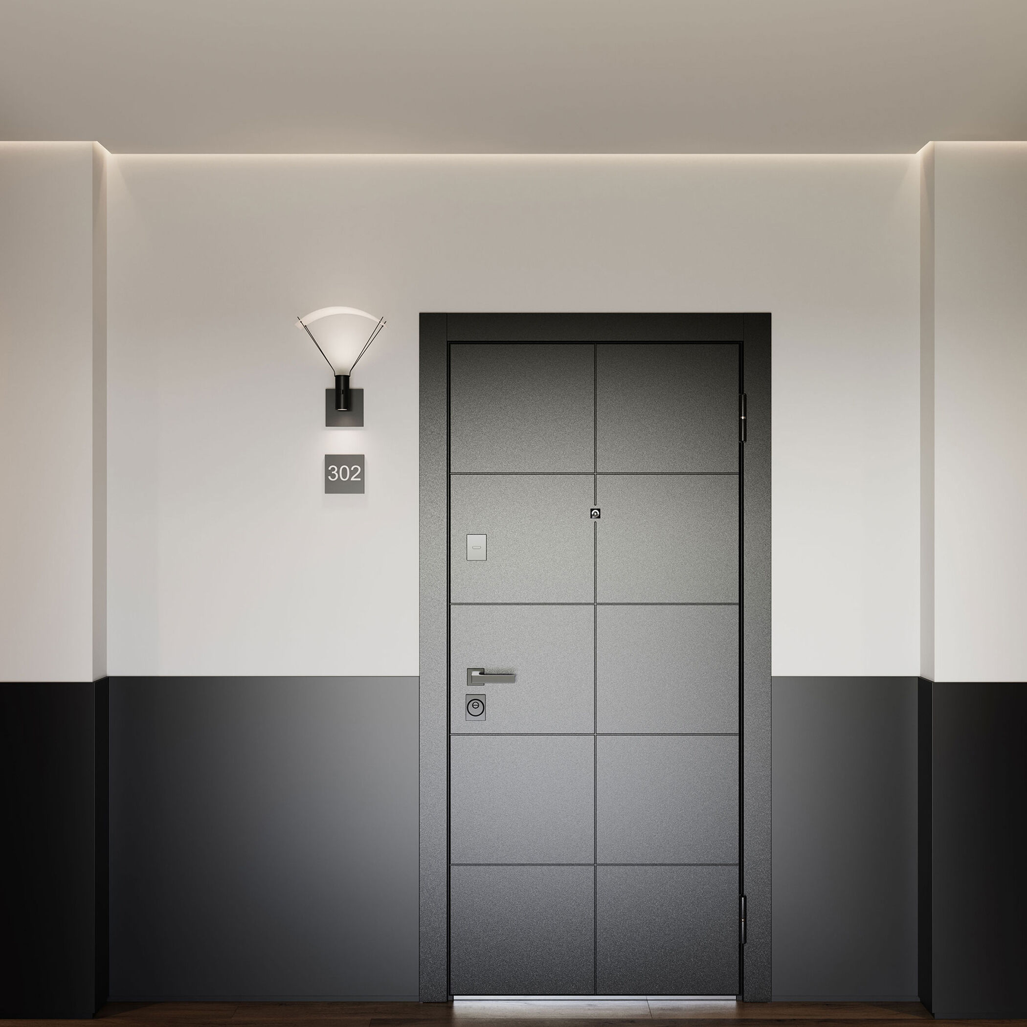 Suspenders LED 11 inch Satin Black Modular Wall Mount Wall Light