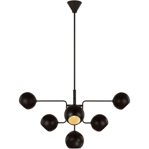 Christiane Lemieux Chaumont 8 Light 38.25 inch Aged Iron Chandelier Ceiling Light