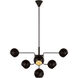 Christiane Lemieux Chaumont 8 Light 38.25 inch Aged Iron Chandelier Ceiling Light