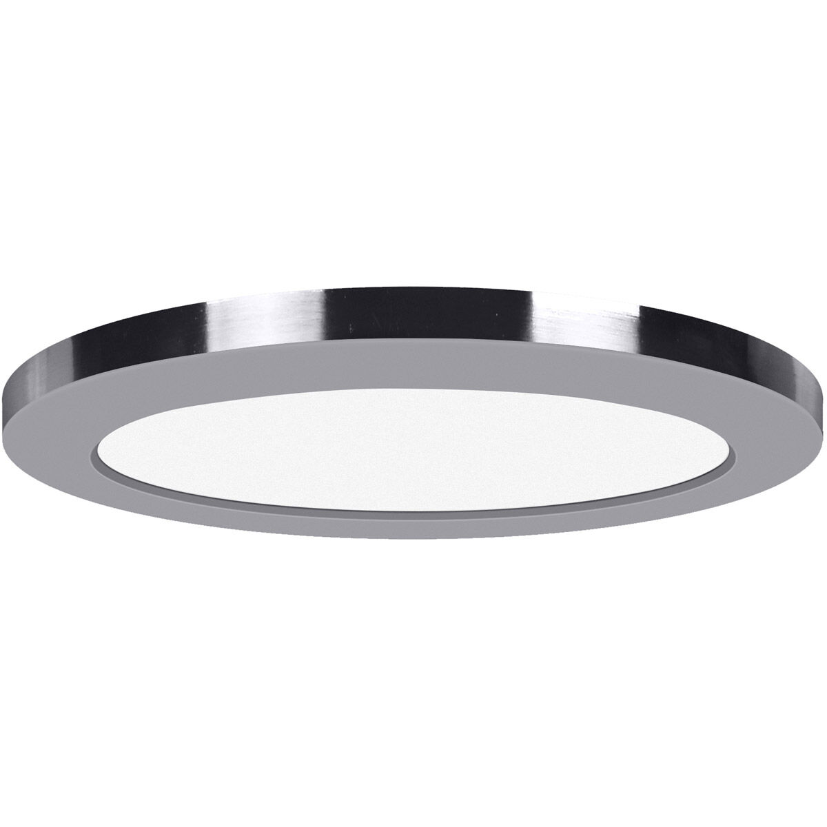 ModPLUS LED 12 inch Brushed Steel Flush Mount Ceiling Light
