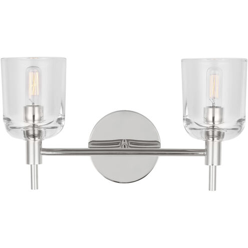 Thom Filicia Hartley 1 Light 15 inch Polished Nickel Bath Vanity Wall Light