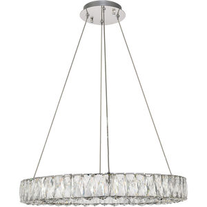 Monroe LED 24 inch Chrome Chandelier Ceiling Light