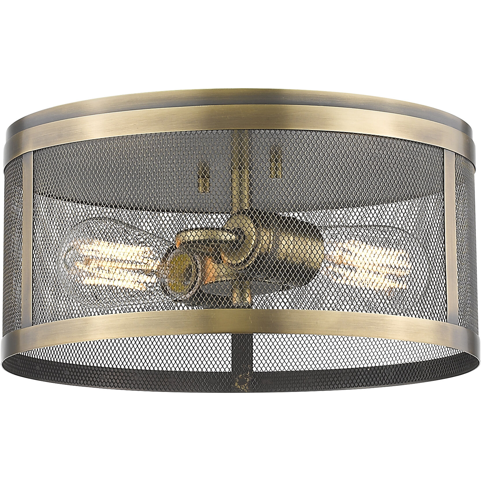 Meshsmith 2 Light 12.13 inch Flush Mount