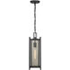 Jacobs 1 Light 5.75 inch Matte Black Outdoor Hanging Lantern