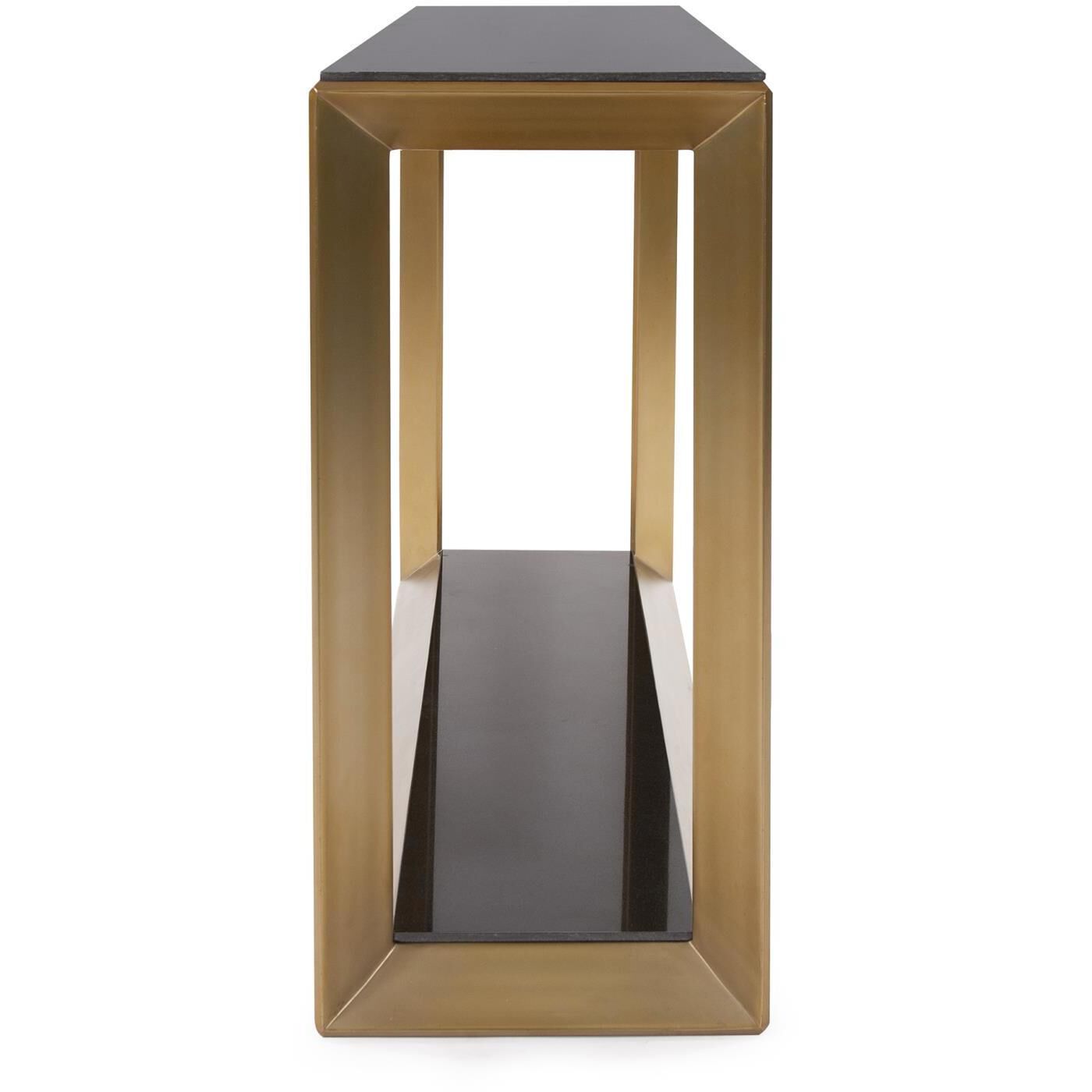 Concord 55.25 inch Brass Console Table