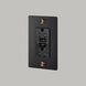 1G Duplex 125 Black / Warm Sunset Outlet, GFCI