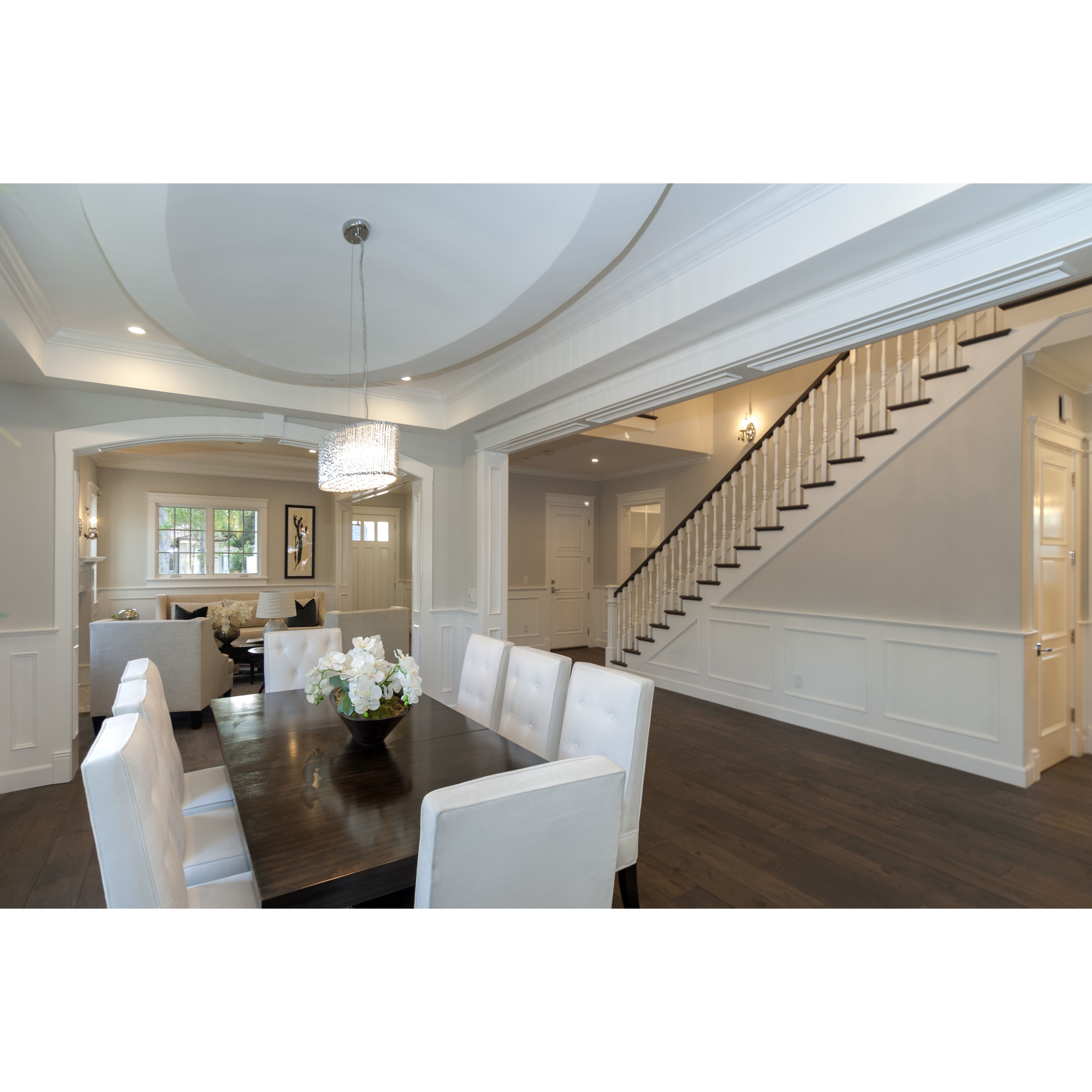 Spiral 6 Light 12 inch Polished Chrome Single Pendant Ceiling Light